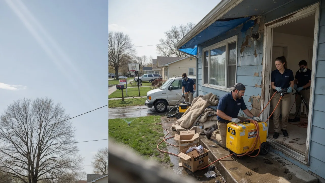 Basement Flood Cleanup in Morris, OK near me